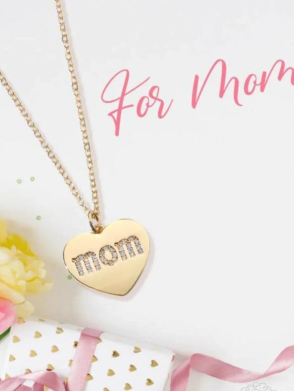 Park Lane Mom Heart Pendant Necklace Mother's Day NIB
